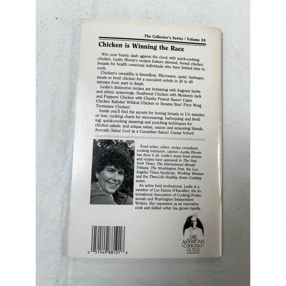 VTG Chicken On The Run By Leslie Bloom 1988 Cook Book Booklet